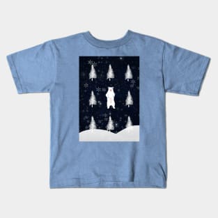 Christmas Eve Bear Kids T-Shirt